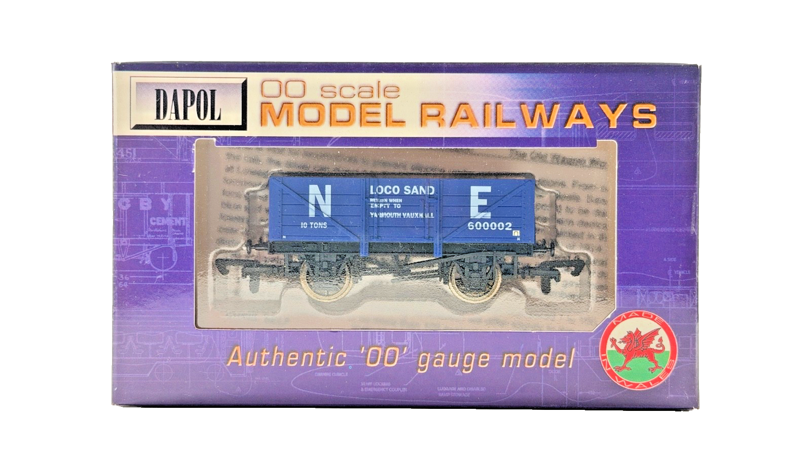 DAPOL 00 GAUGE - NORTH EASTERN BLUE NE LOCO SAND YARMOUTH (LIMITED EDITION)
