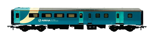 AIRFIX 00 GAUGE - ARRIVA TRAINS WALES MK2 PASSENGER COACH 9537 (REFINISHED)