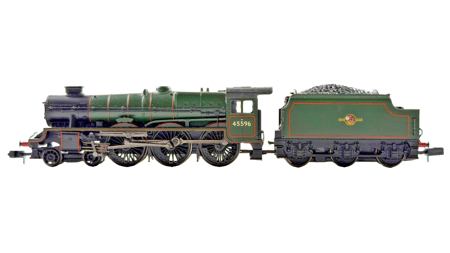 GRAHAM FARISH N GAUGE - 372-479 - CLASS 6P JUBILEE 4-6-0 BR GREEN BAHAMAS 45596