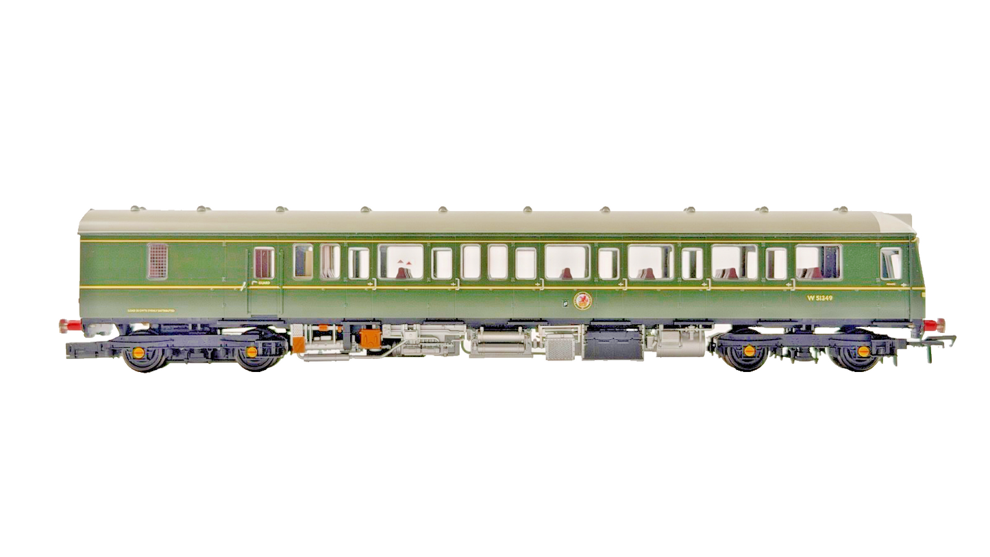 BACHMANN OO GAUGE - 35-500 - CLASS 117 3-CAR DMU BR GREEN SPEED WHISKERS BOXED