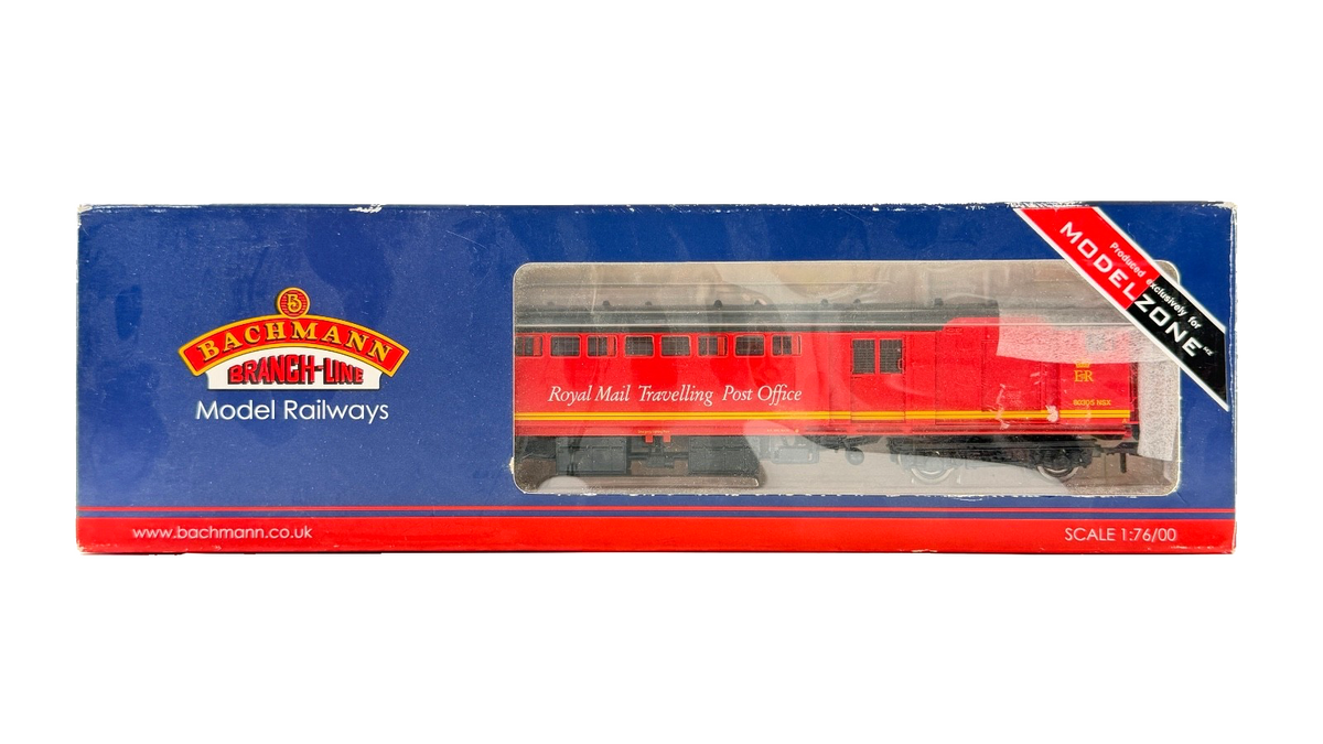 BACHMANN OO GAUGE - 39-420Z - TPO SORT VAN ROYAL MAIL TRAVELLING POST OFFICE RED