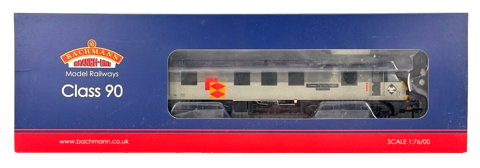 BACHMANN 00 GAUGE - CLASS 90 90126 RAILFREIGHT RFD CREWE DEPOT (BENS RESPRAYS)