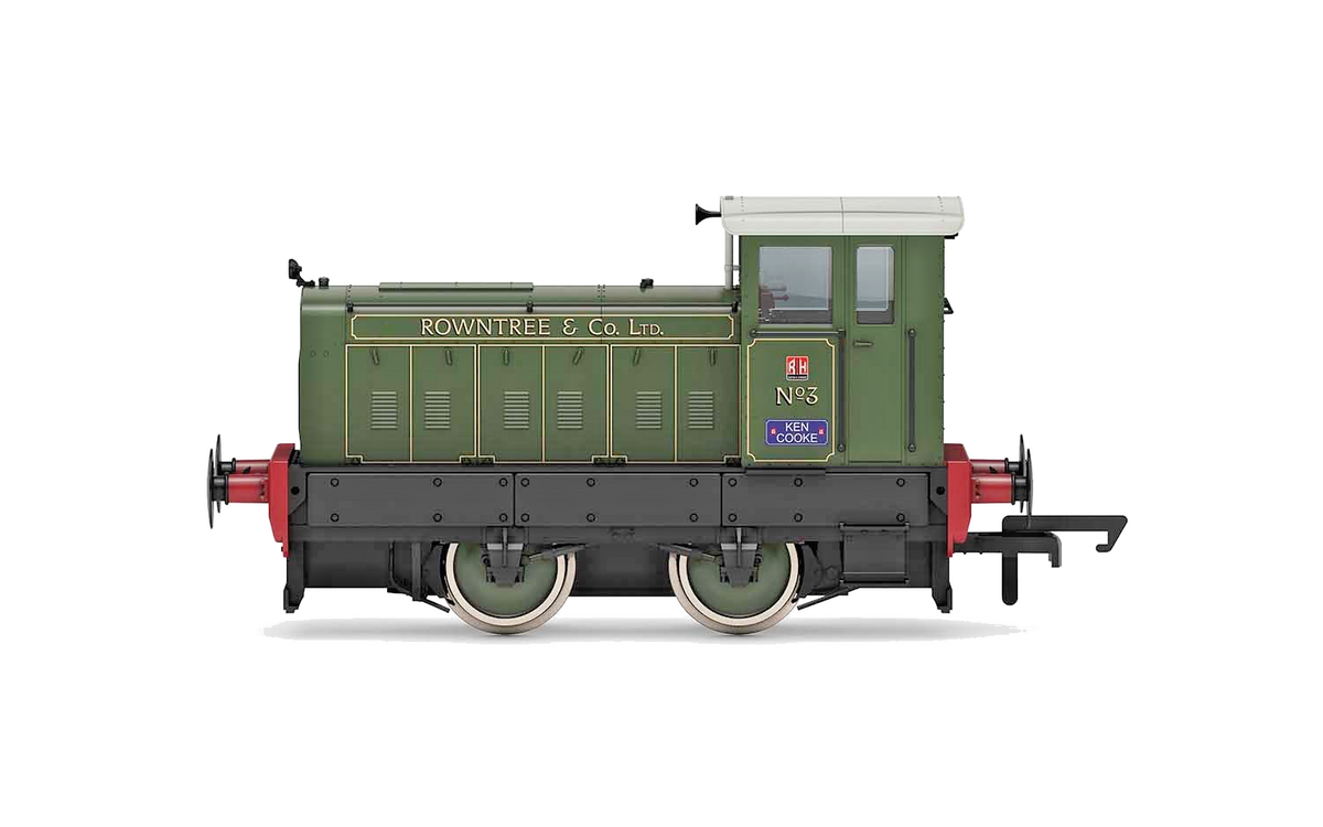 HORNBY OO GAUGE - R3895 - RUSTON & HORNSBY 88DS 0-4-0 ROWNTREE & CO - NEW