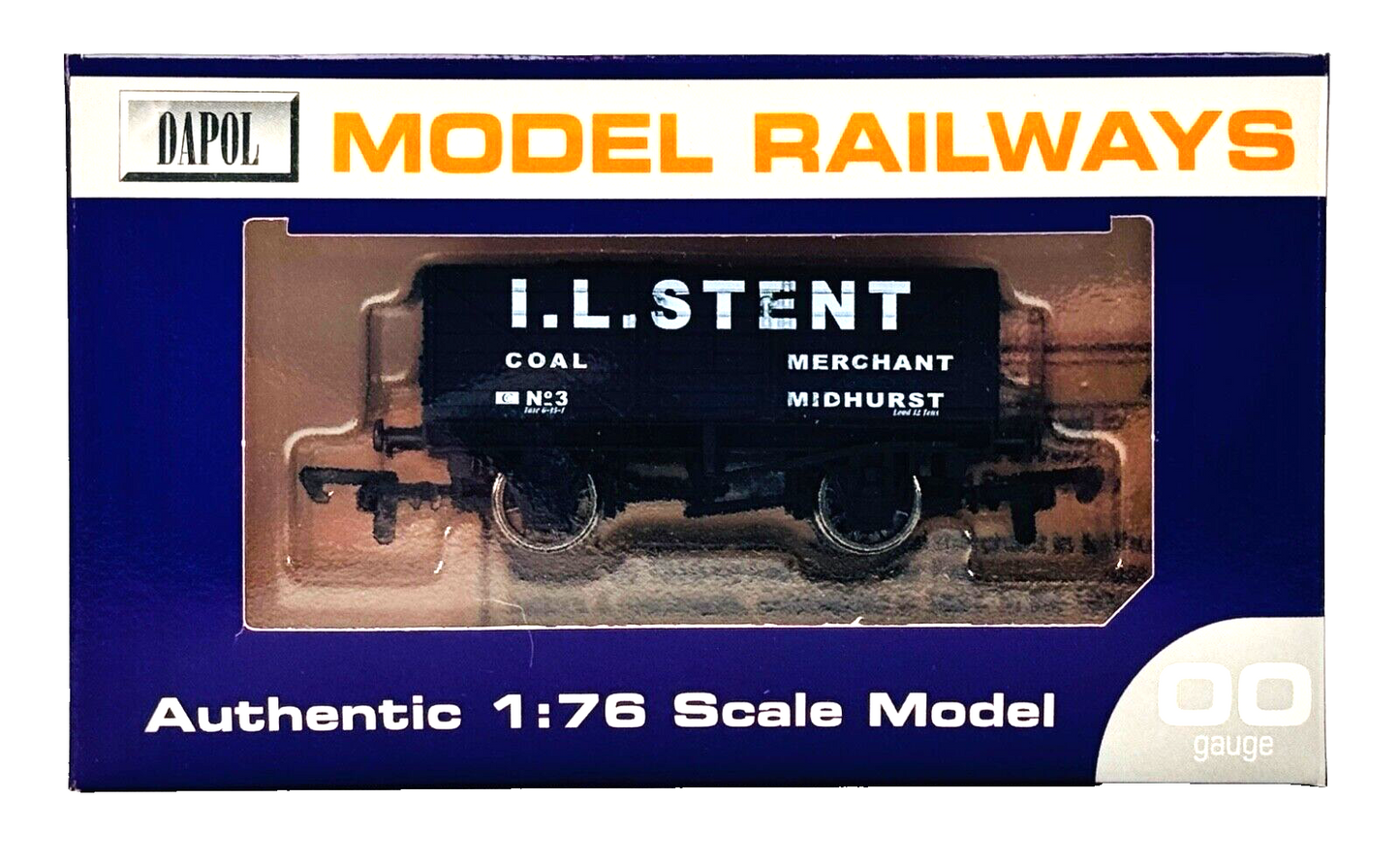 DAPOL 00 GAUGE - I.L STENT COAL MERCHANT MIDHURST WAGON NO.3 (LIMITED EDITION)