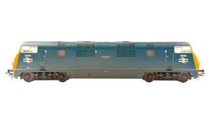 BACHMANN OO GAUGE - 32-067A - CLASS 43 WARSHIP D836 BLUE POWERFUL TMC WEATHERED