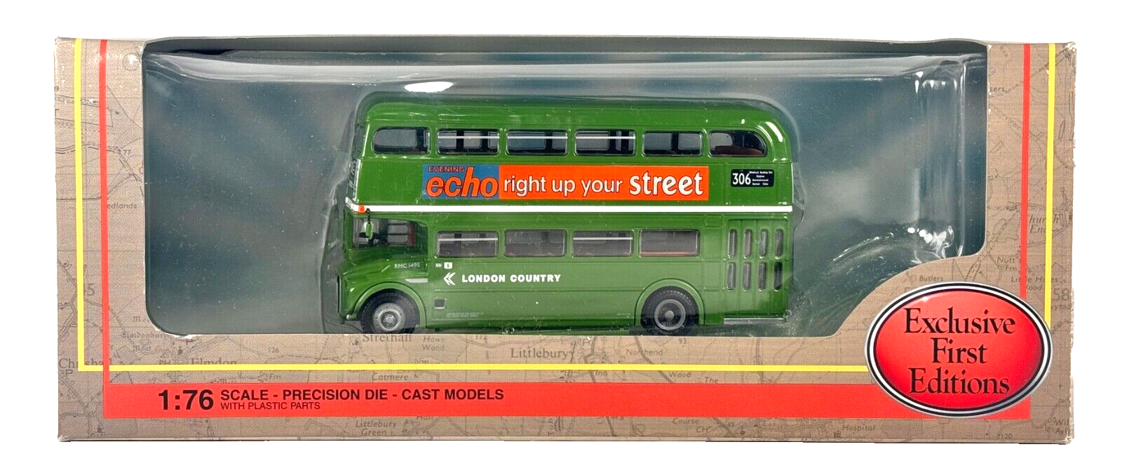 EFE 1/76 SCALE - 31702 - RMC ROUTEMASTER LONDON COUNTRY GREEN N.B.C - BOXED