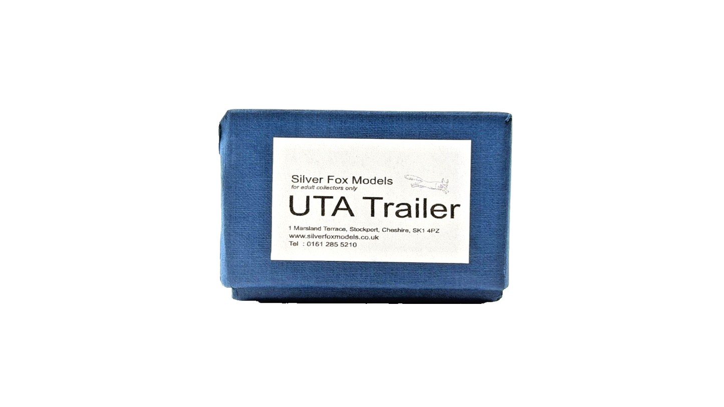 SILVER FOX MODELS OO GAUGE - UTA ULSTER TRANSPORT AUTHORITY TRAILER CAR K23 555