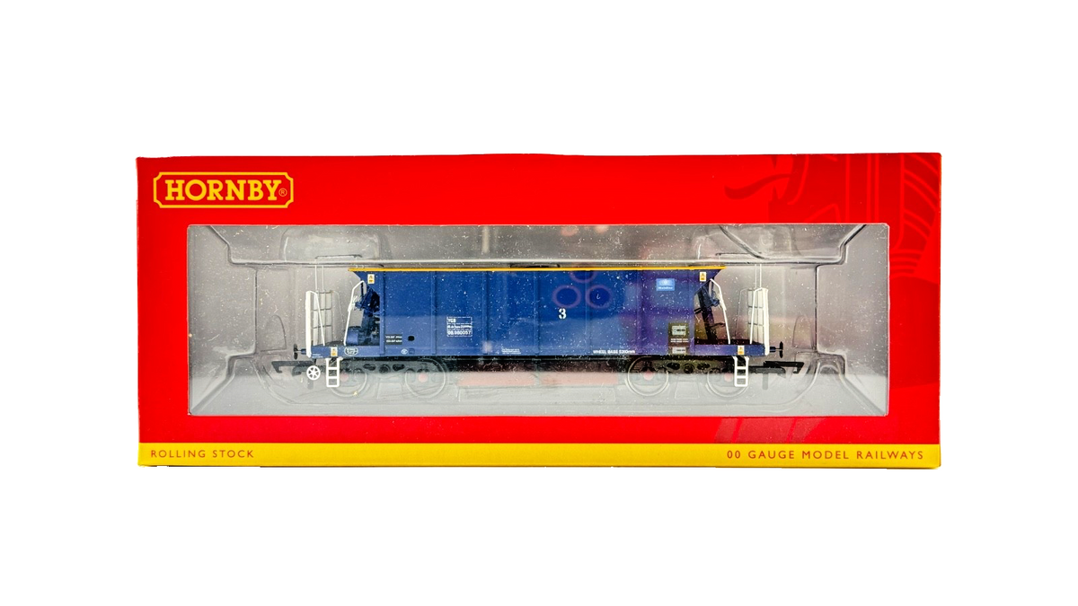 HORNBY OO GAUGE - R6845 - MAINLINE BLUE SEACOW BALLAST HOPPER DB 980057 BOXED