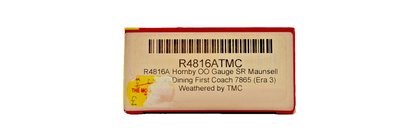 HORNBY OO GAUGE - R4816A - SR MAUNSELL DINING FIRST COACH 7865 TMC WEATHERED