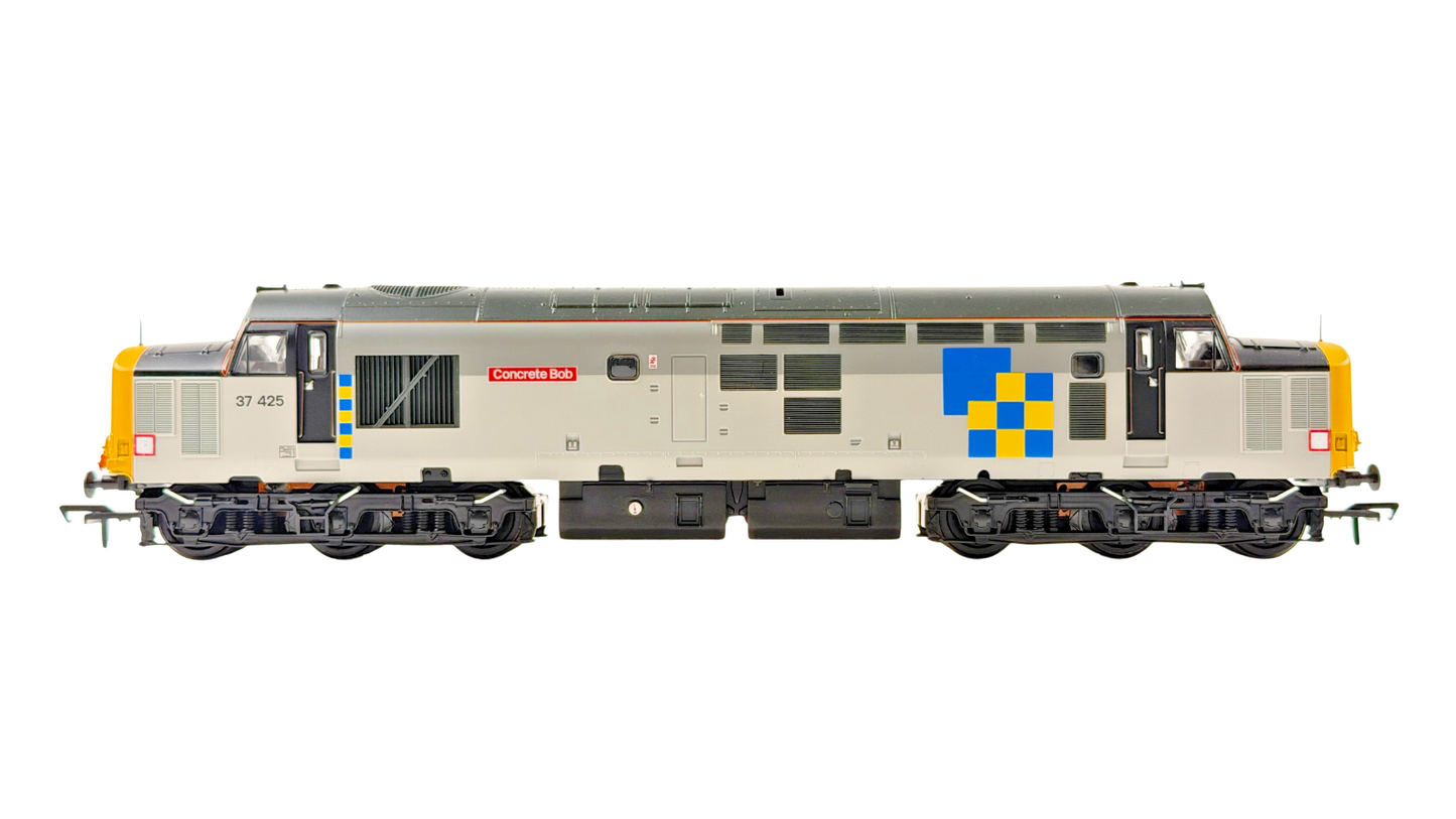 BACHMANN 00 GAUGE - 32-384Y - CLASS 37/4 DIESEL 37425 CONCRETE BOB CONSTRUCTION