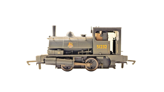 HORNBY 00 GAUGE - R2335A - BR BLACK 0-4-0 PUG TANK LOCOMOTIVE 51232 UNBOXED