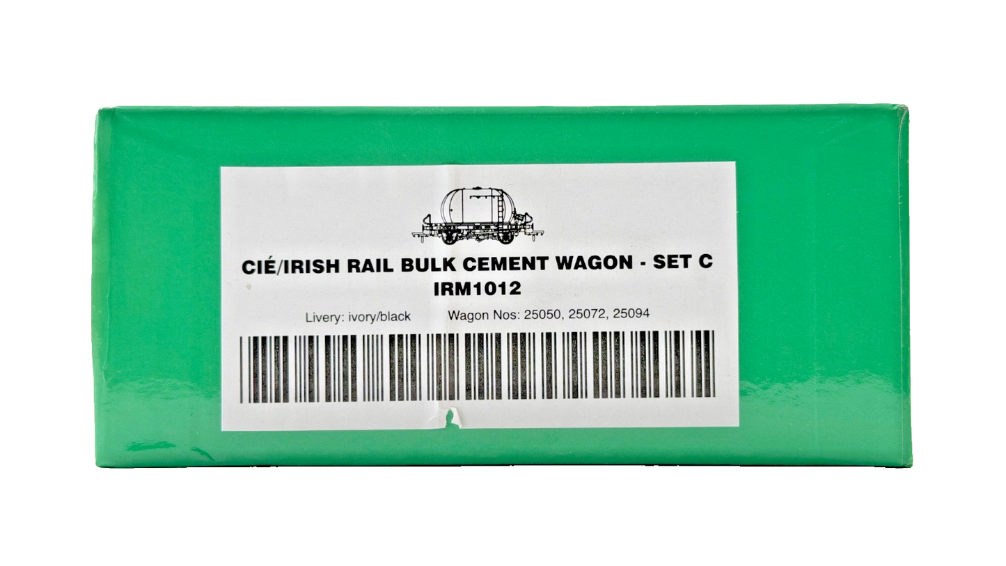 IRISH RAILWAY MODELS 00 GAUGE - IRM1012 - CIE/IRISH RAIL BULK CEMENT WAGON SET C