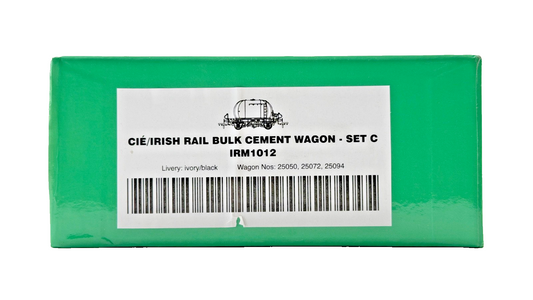 IRISH RAILWAY MODELS 00 GAUGE - IRM1012 - CIE/IRISH RAIL BULK CEMENT WAGON SET C
