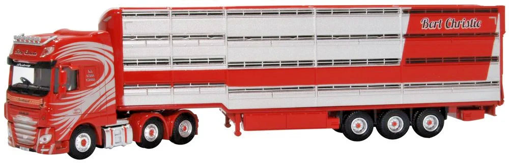 OXFORD DIECAST 1/76 SCALE - 76DXF005 - DAF XF LIVESTOCK TRANSPORT BERT - NEW