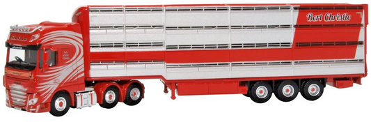 OXFORD DIECAST 1/76 SCALE - 76DXF005 - DAF XF LIVESTOCK TRANSPORT BERT - NEW