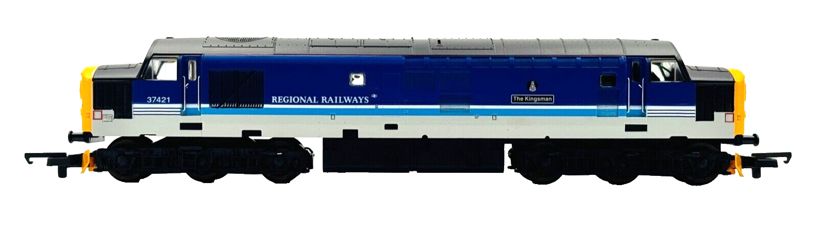 LIMA 00 GAUGE - L204731 - CLASS 37 DIESEL 37421 REGIONAL RAILWAYS KINGSMAN BOXED