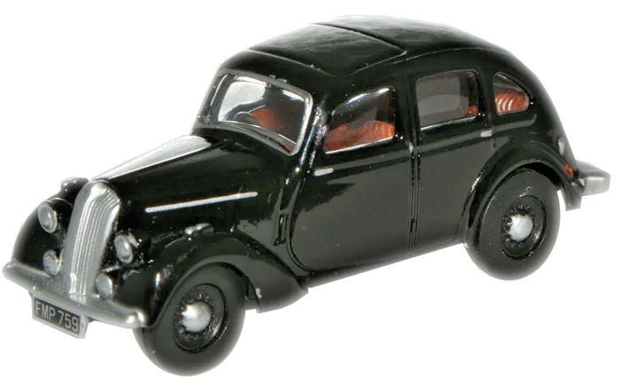 OXFORD DIECAST 1/76 SCALE - 76SFT001 - BLACK STANDARD FLYING TWELVE CAR - NEW