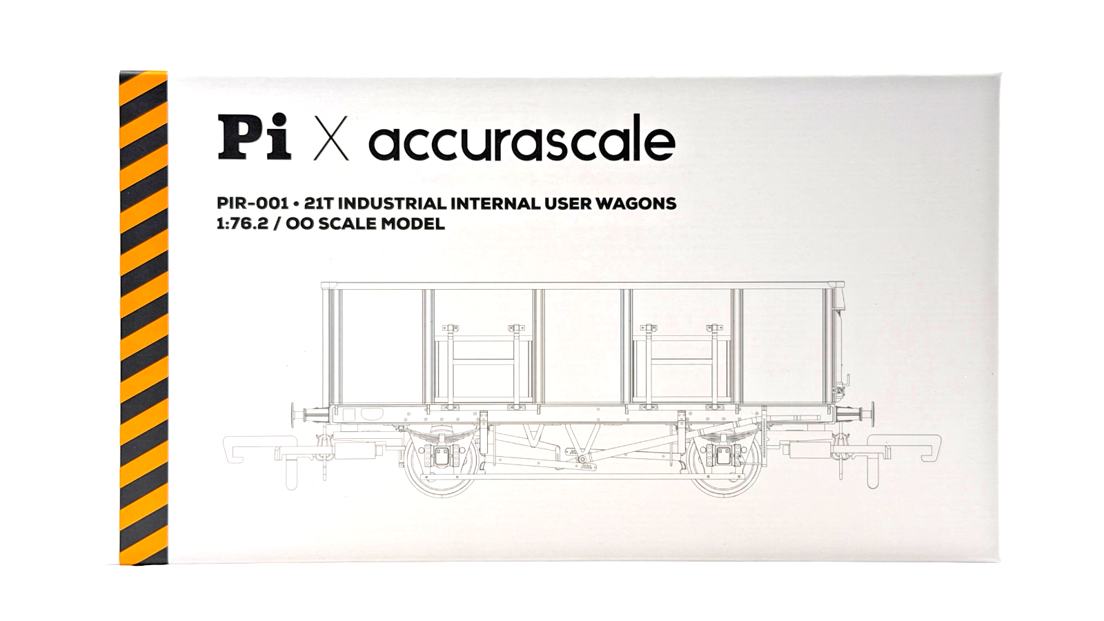 ACCURASCALE OO GAUGE - PIR-001 - 21T COAL21/MDO MINERAL WAGON INTERNAL USER SET