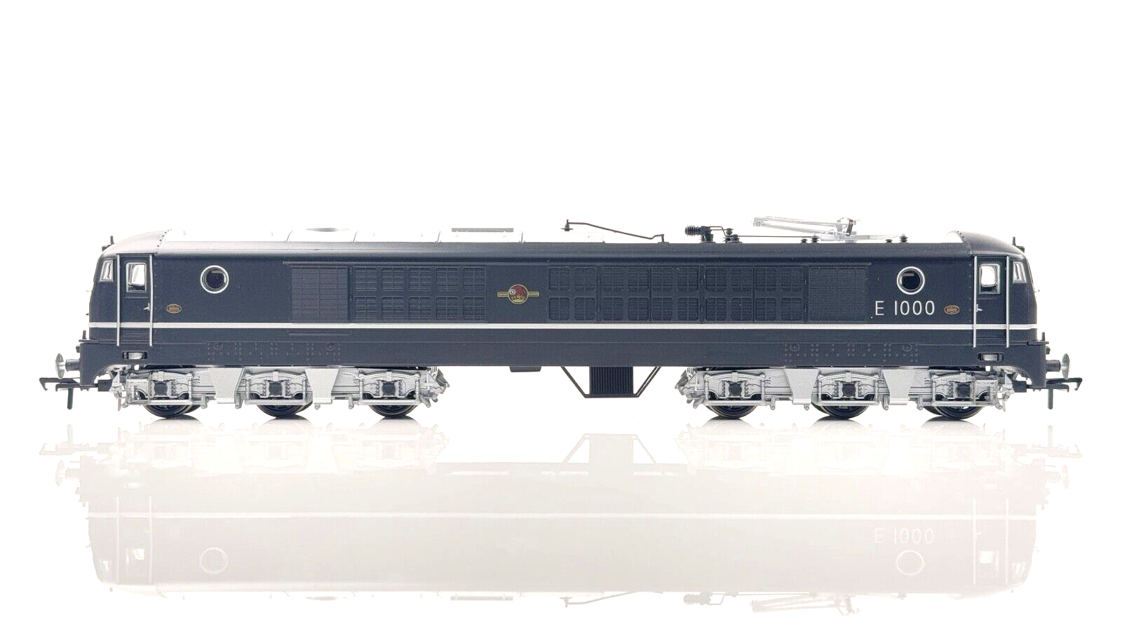 HELJAN 00 GAUGE - 1811 - ELECTRIC PROTOTYPE E1000 BR BLACK SILVER - BOXED