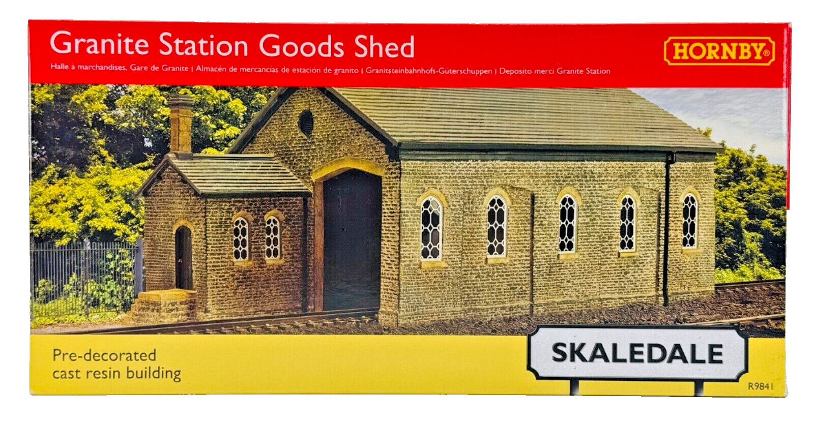 HORNBY 00 GAUGE SKALEDALE - R9841 - GRANITE STATION GOODS SHED - BOXED