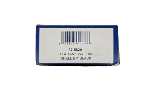 BACHMANN OO GAUGE - 37-582A - TTA TANK WAGON SHELL BP BLACK BOXED