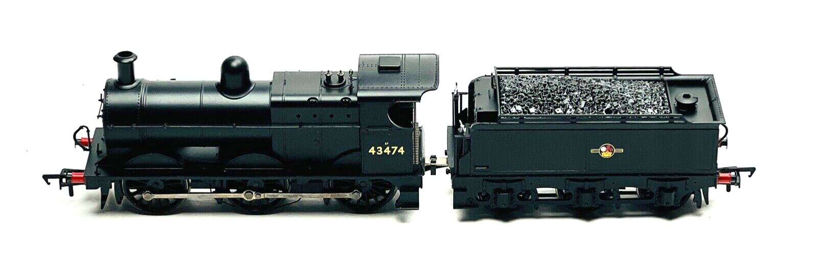 BACHMANN 00 GAUGE - 31-625 - CLASS 3F 43474 BR BLACK LATE CREST LOCOMOTIVE BOXED