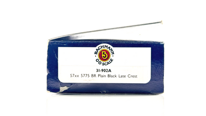 BACHMANN 00 GAUGE - 31-902A - 57XX 5775 BR PLAIN BLACK LATE CREST - SPARES
