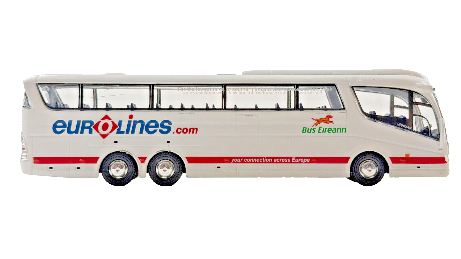 OXFORD DIECAST 1/76 SCALE - SCANIA IRIZAR BUS EIREANN EUROLINES COACH UNBOXED #2