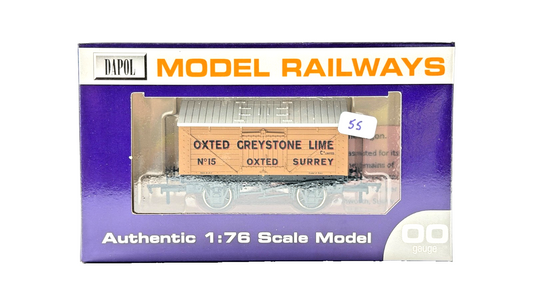 DAPOL 00 GAUGE - OXTED GREYSTONE LIME OF SURREY WAGON NO.15 (LIMITED EDITION)