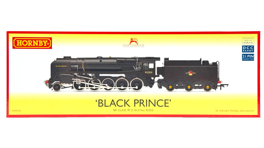 HORNBY OO GAUGE - R30351 - BR CLASS 9F 2-10-0 NO.92203 BLACK PRINCE ERA 11
