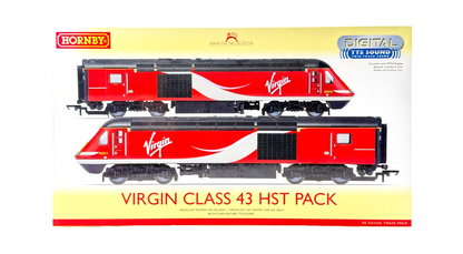 HORNBY OO GAUGE - R3390 - VTEC VIRGIN TRAINS CLASS 43 HST PACK DCC READY