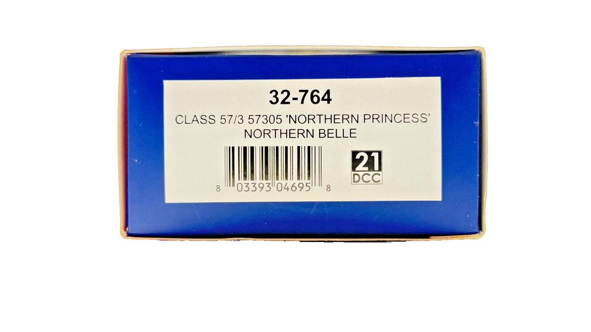 BACHMANN OO GAUGE - 32-764 - CLASS 57 DIESEL 57305 NORTHERN PRINCESS N. BELLE