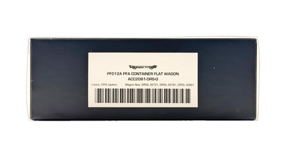 ACCURASCALE OO GAUGE - ACC2081-DRS-O - PFA CONTAINER FLAT WAGON DRS (LADEN)