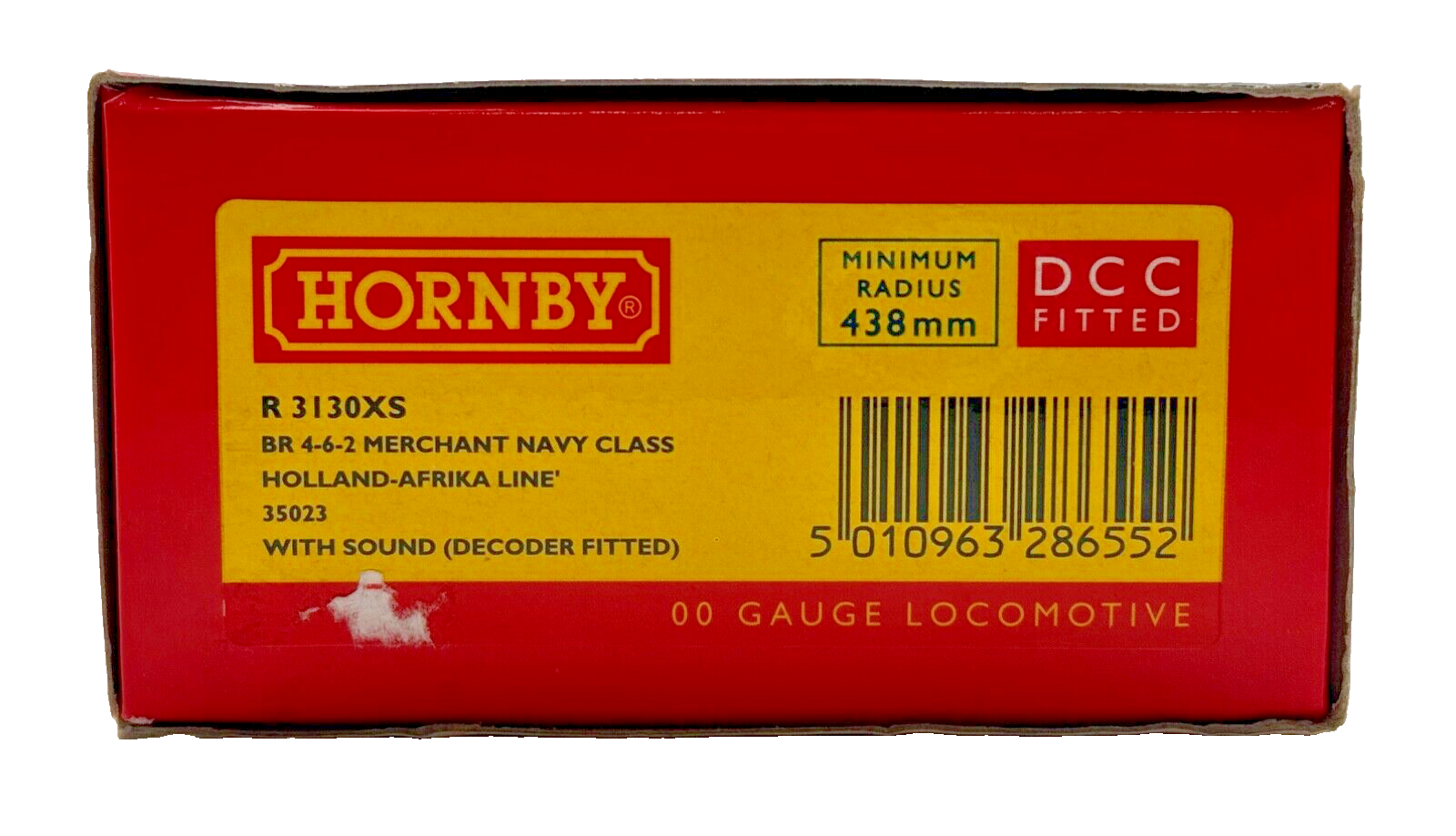 HORNBY 00 GAUGE - R3130XS - BR 4-6-2 MERCHANT NAVY HOLLAND AFRIKA LINE DCC SOUND