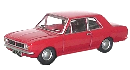 OXFORD DIECAST 1/76 SCALE - 76COR2003 - FORD CORTINA MKII RED - NEW