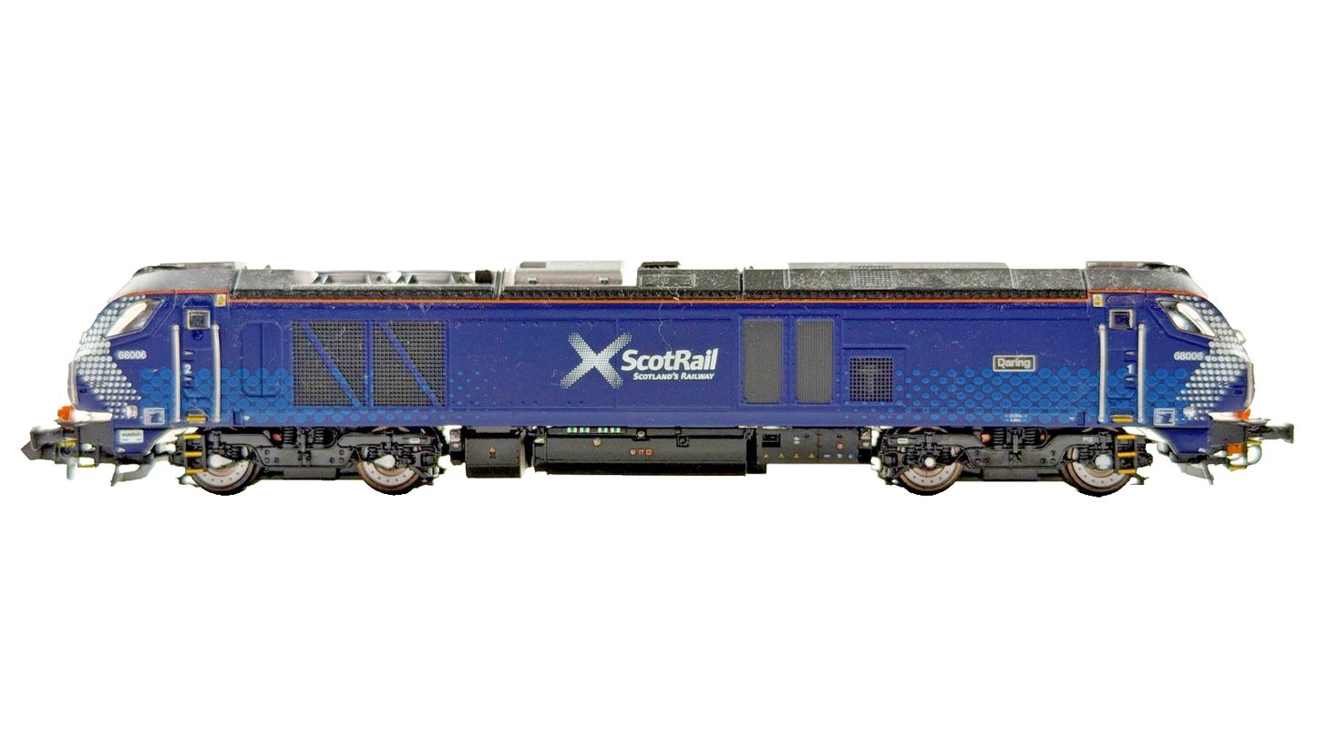 DAPOL N GAUGE - 2D-022-005S - CLASS 68 DIESEL 68006 SCOTRAIL DARING DCC SOUND