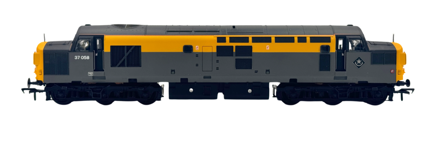 BACHMANN 00 GAUGE - 32-792 - CLASS 37 DUTCH ENGINEERS 37058 (RENUMBERED) BOXED