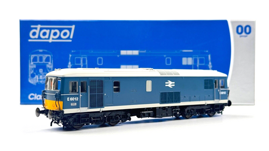 DAPOL 00 GAUGE - 4D-006-015 - CLASS 73 ELECTRIC E6012 ELECTRIC BLUE - BOXED