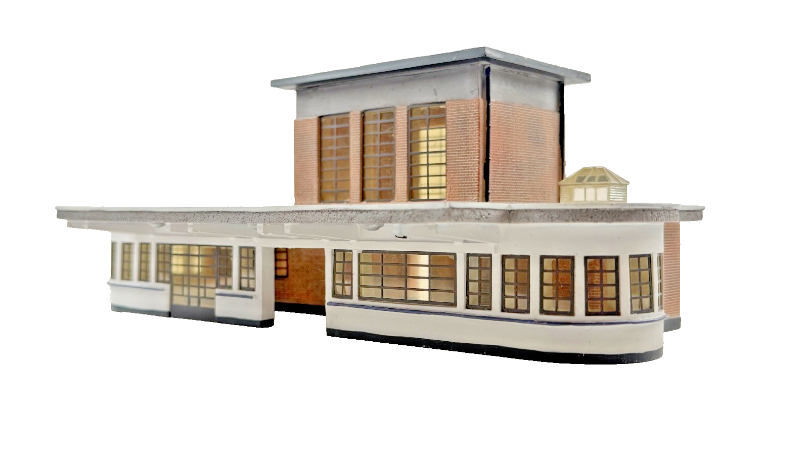 BACHMANN SCENECRAFT OO GAUGE - 44-066 - ART DECO STATION BUILDING - BOXED