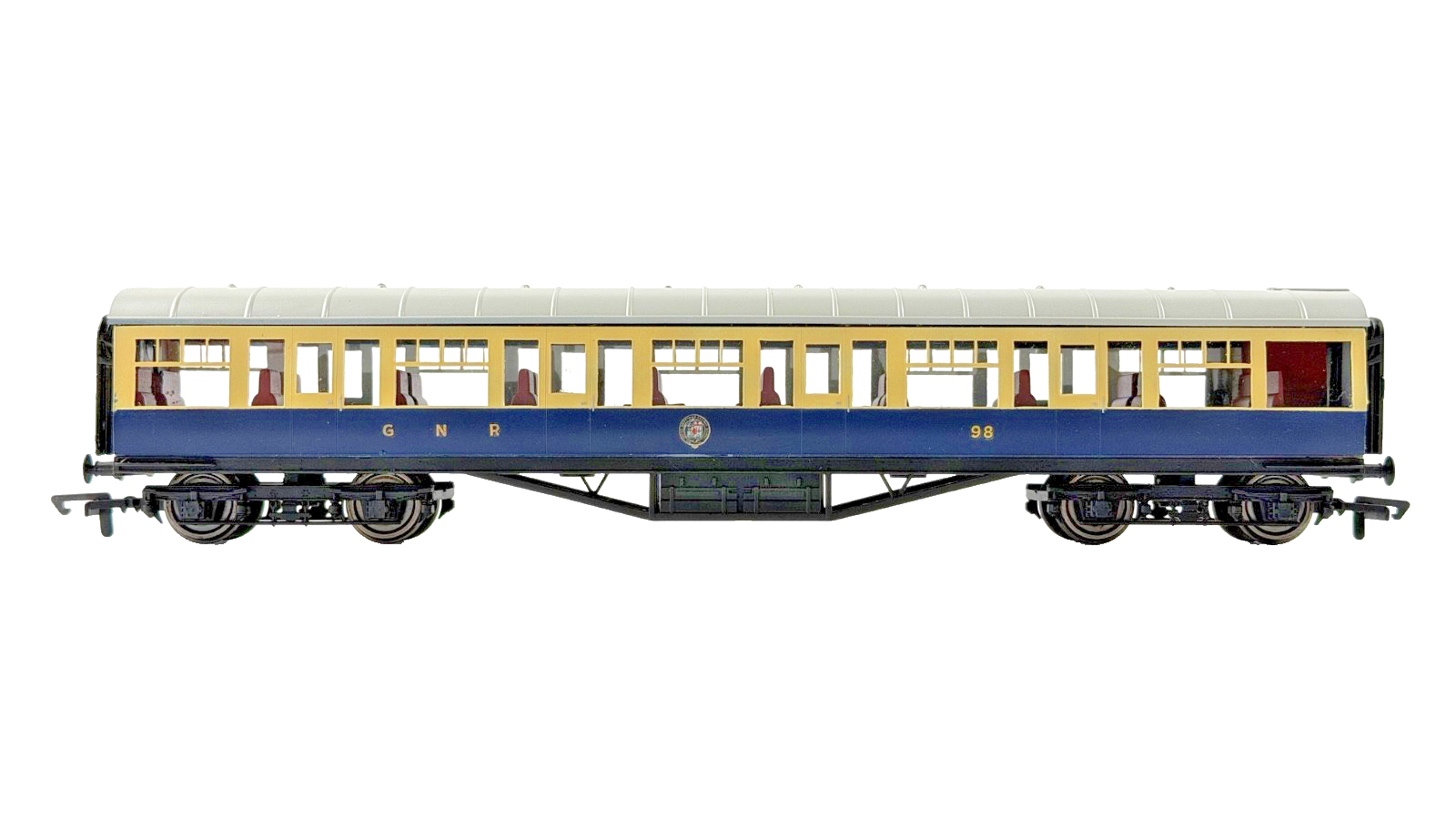 SILVER FOX MODELS OO GAUGE - GNRI NORTHERN IRISH RAIL CREAM/BLUE K15 COACH 98