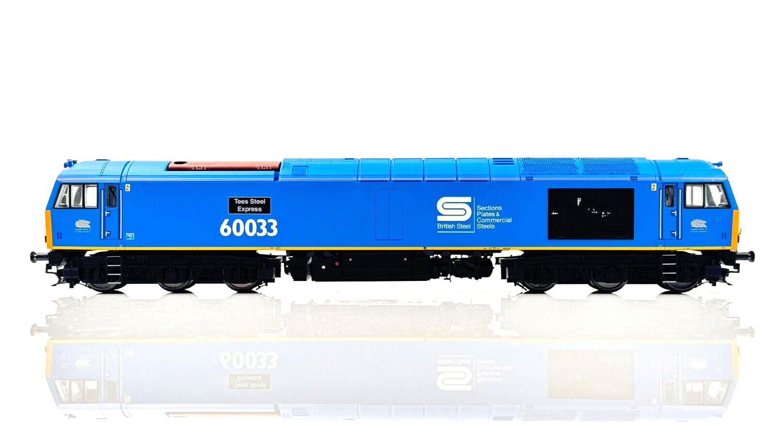 HORNBY 00 GAUGE - R3051 - CLASS 60 DIESEL 60033 EWS TEES STEEL EXPRESS BOXED