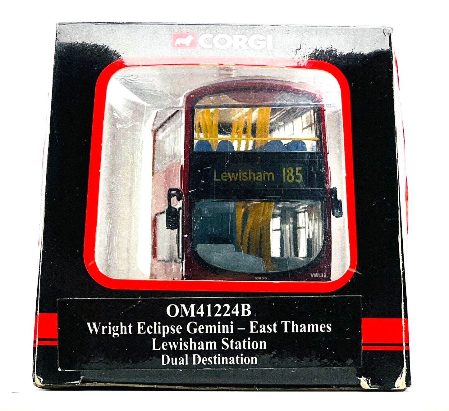 CORGI OOC 1/76TH SCALE - OM41224B - WRIGHT ECLIPSE GEMINI LONDON EAST THAMES