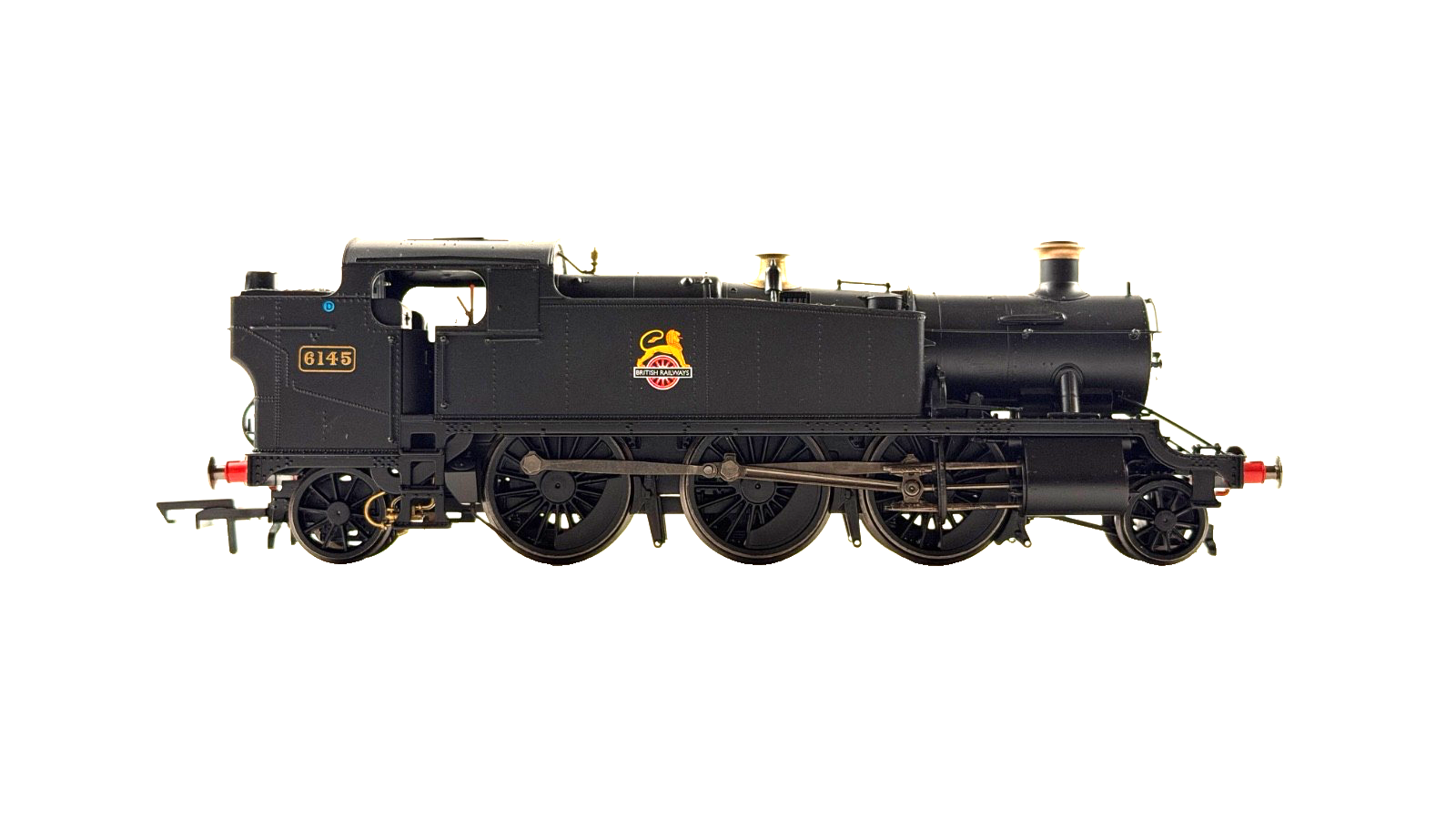 HORNBY OO GAUGE - R3723 - EARLY BR BLACK CLASS 61XX LARGE PRAIRIE 2-6-2T 6145