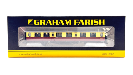 GRAHAM FARISH N GAUGE - 376-226 - THOMPSON COMPOSITE CORRIDOR BR CRIMSON CREAM