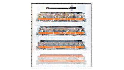 IRISH RAILWAY MODELS 00 GAUGE - IRM1251D - IR ORANGE/BLACK ROOF 4 COACH SET