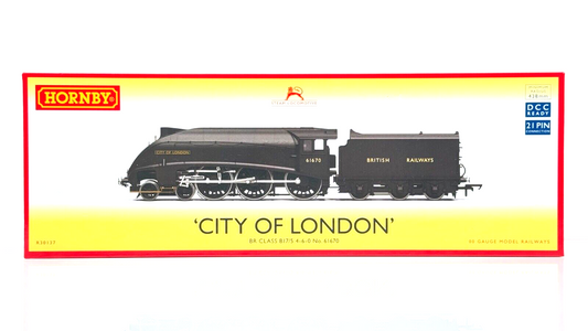 HORNBY 00 GAUGE - R30137 - BR BLACK CLASS B17/5 4-6-0 NO.61670 'CITY OF LONDON'