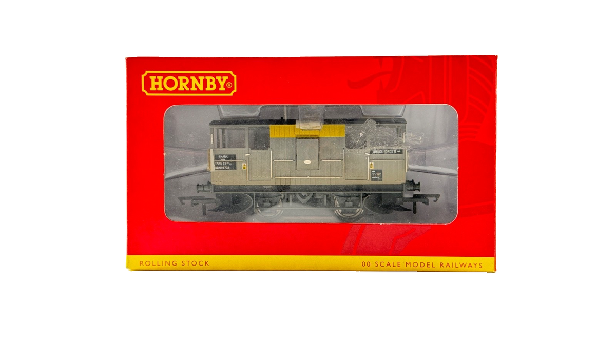 HORNBY OO GAUGE - R6456 - BR (GREY) DUTCH SHARK BALLAST BRAKE VAN DB993738 (W)