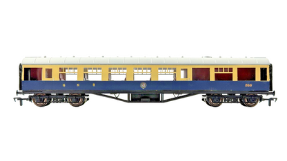 SILVER FOX MODELS OO GAUGE - GNRI NORTHERN IRISH RAIL CREAM/BLUE B8 COACH 266