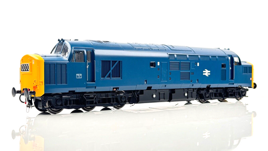 HELJAN O GAUGE - 37121 - CLASS 37 DIESEL LOCOMOTIVE BR BLUE FULL YELLOW ENDS