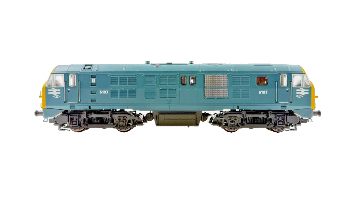 DAPOL OO GAUGE - 4D-014-003 - CLASS 29 DIESEL BR BLUE 6107 FULL YELLOW ENDS